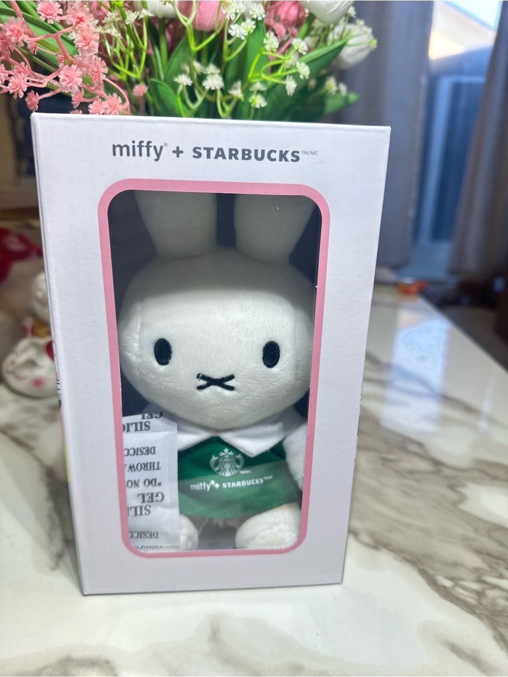 miffy + Starbucks Plush Bunny in White & Green NEW IN HAND